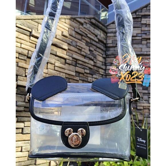 Disney Handbags - Disney Mickey Mouse Clear Crossbody Bag